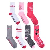 Wholesale - 7pk MEAN GIRLS DOW CREW SOCSK SIZE 9-11, UPC: 193159124120